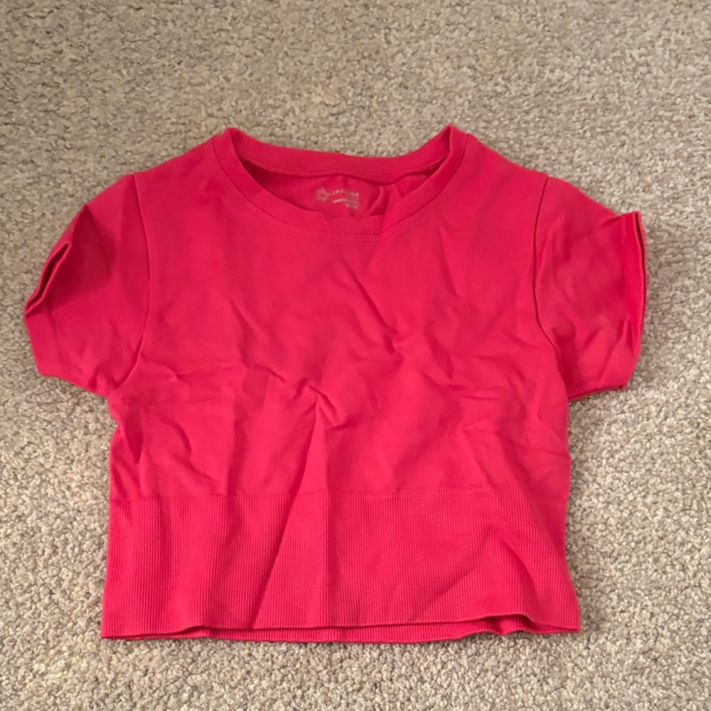 Pink Cropped T-Shirt